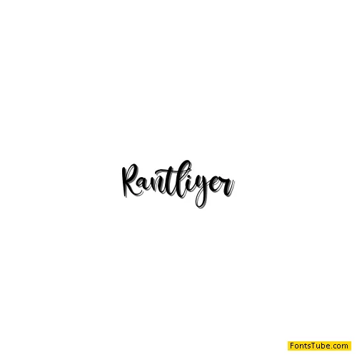 Rantliyer Font