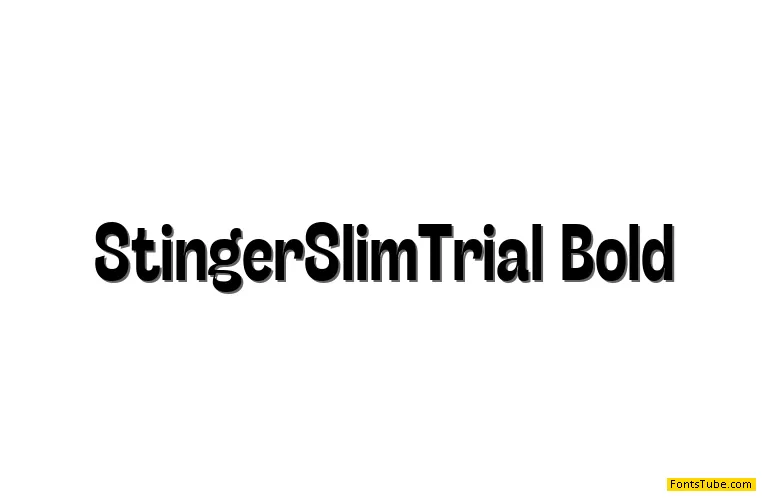 Stinger Slim Trial Font Family