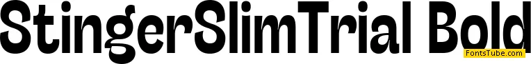 Stinger Slim Trial Font Family