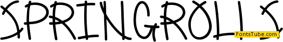 Spring Rolls Font