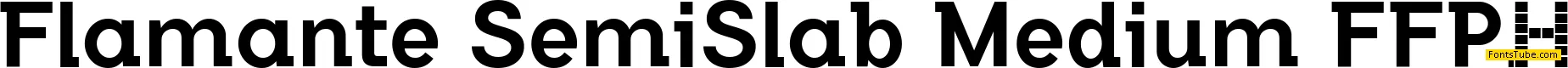 Flamante SemiSlab Font Family