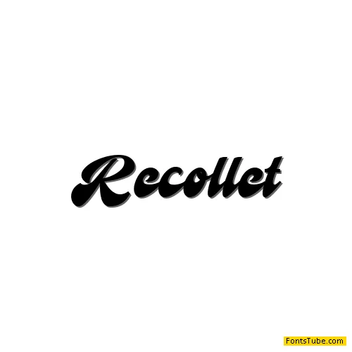 Recollect Font