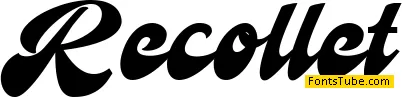 Recollect Font