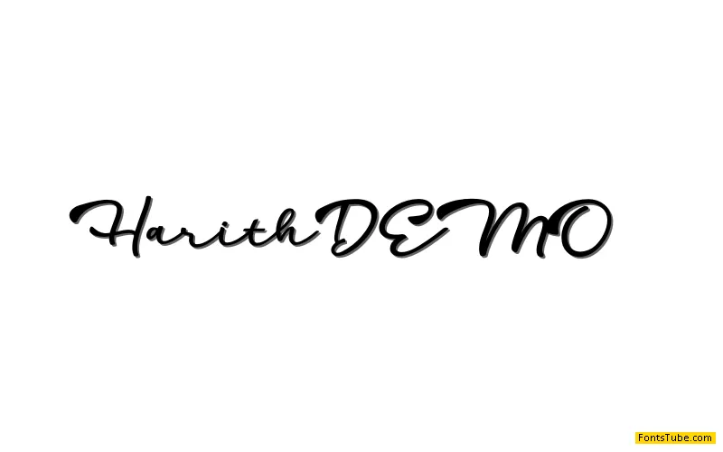 Harith DEMO Font