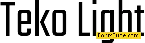 Teko Font Family