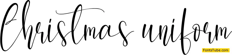 Christmas Uniform Font
