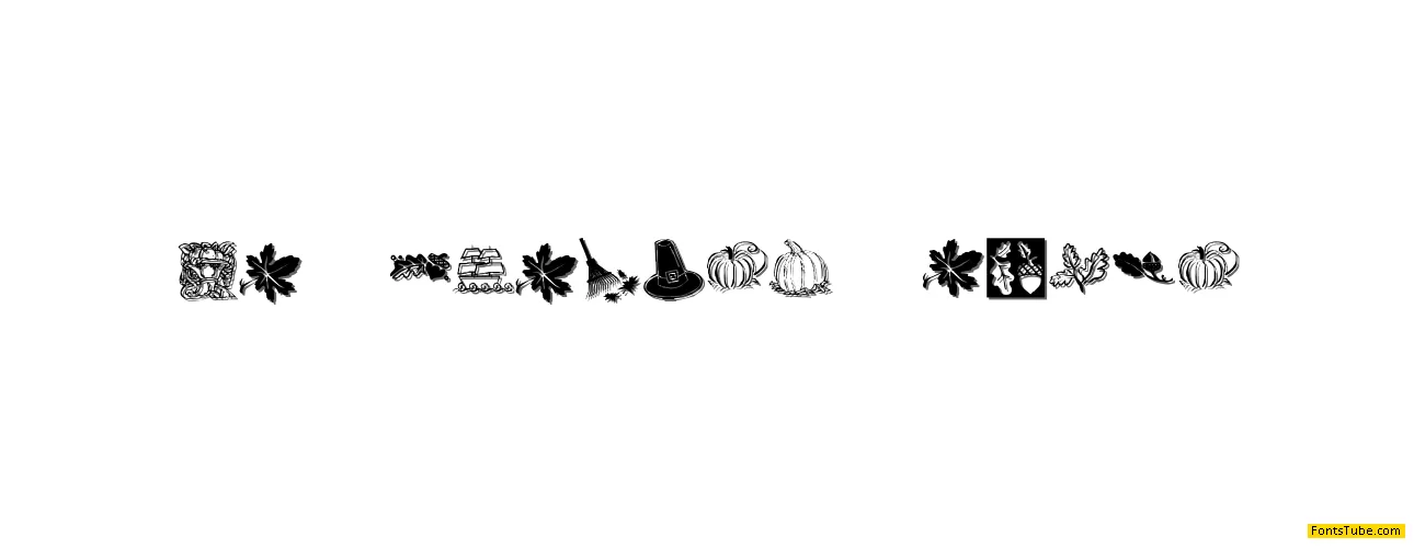 KR Harvest Dings Font
