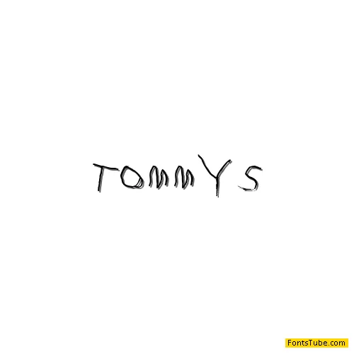 Tommy's First Alphabet Font