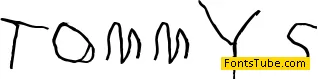 Tommy's First Alphabet Font