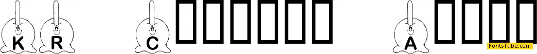 KR Caramel Apple Font