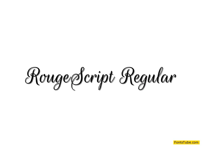 Rouge Script Font