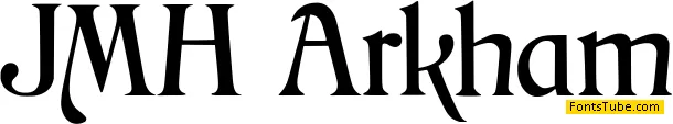 JMH Arkham Font