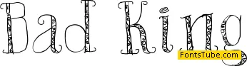 Bad King Font