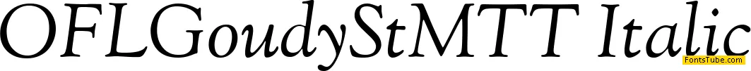 OFL Sorts Mill Goudy Font Family