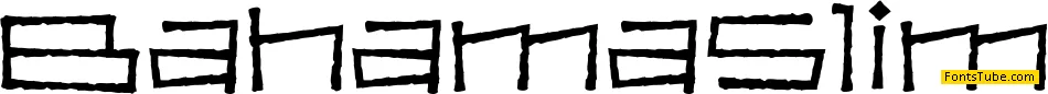Bahama Slim Font