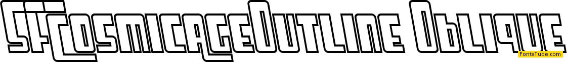SF Cosmic Age Font Family