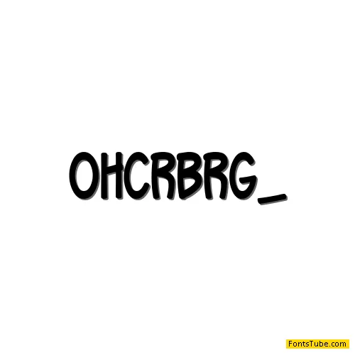 Oh Crud BB Font