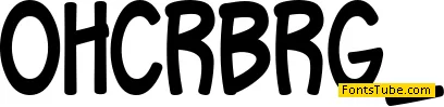Oh Crud BB Font