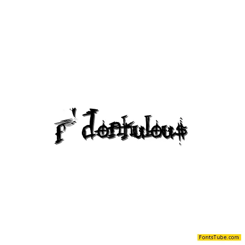 F'Donkulous Font