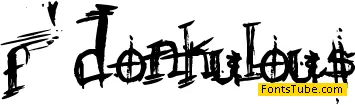F'Donkulous Font