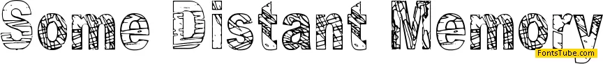 Some Distant Memory Font Family
