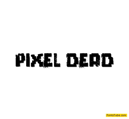 pixel dead Font Family