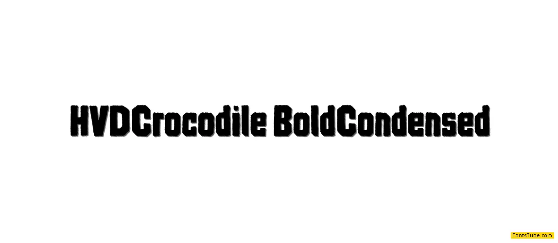 HVD Crocodile Font Family