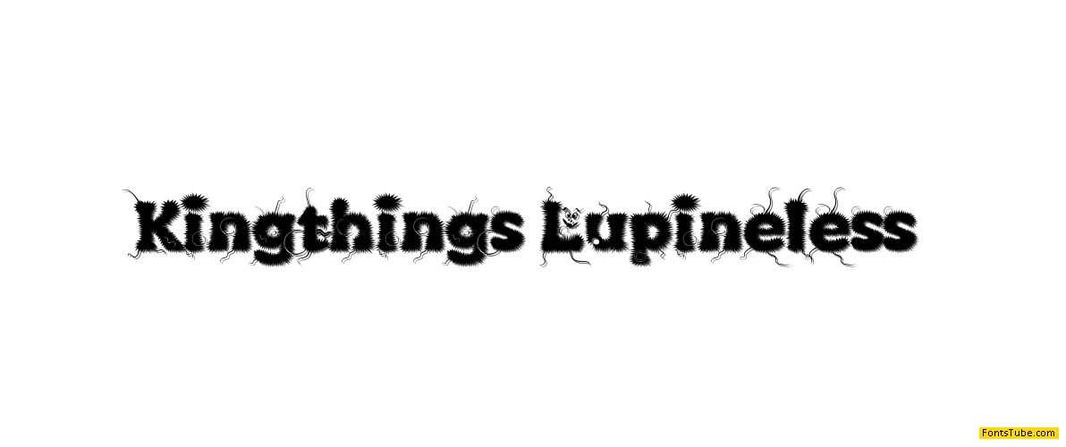 Kingthings Lupineless Font