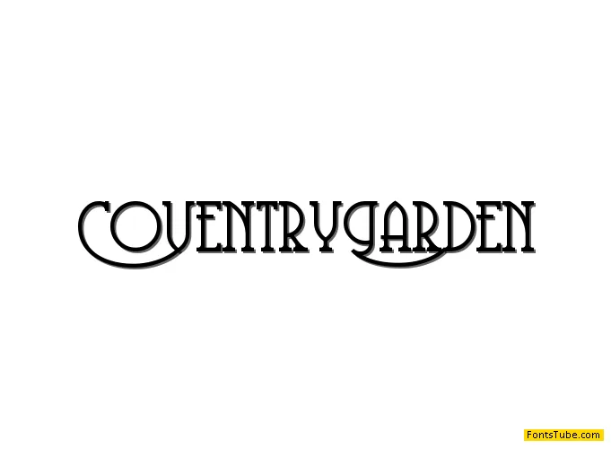 Coventry Garden Font